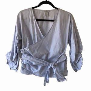 H&M Faux Wrap Top/Shirt